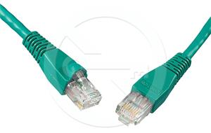 Solarix patch cable CAT5E UTP PVC 5m green snag-proof