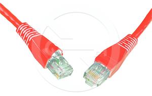 Solarix patch cable CAT5E UTP PVC 2m red snag-proof