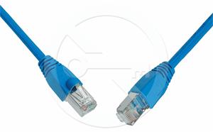 Solarix patch cable CAT5E SFTP PVC 20m blue snag-proof