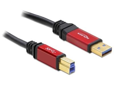 Delock Kabel USB 3.0 Typ-A samec > USB 3.0 Typ-B samec 2 m Premium