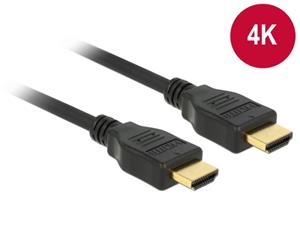 Delock Cable High Speed HDMI with Ethernet HDMI A male > HDMI A male 4K 1 m