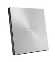 ASUS DVD Writer SDRW-08U7M-U SILVER RETAIL, External Slim DVD-RW, silver, USB