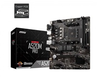 MSI MB Sc AM4 A520M PRO, AMD A520, VGA, 2xDDR4, mATX