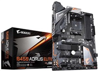 GIGABYTE MB Sc AM4 B450 AORUS ELITE, AMD B450, 4xDDR4, VGA