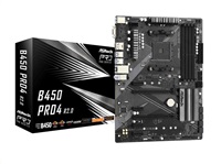 ASRock MB Sc AM4 B450 PRO4 R2.0, AMD B450, 4xDDR4, 1xDP, 1xHDMI, VGA