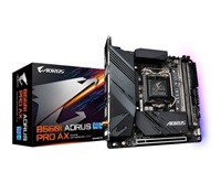 GIGABYTE MB Sc LGA1200 B560I AORUS PRO AX, Intel B560, 2xDDR4, 1xDP, 1xHDMI, WI-FI, Mini-ITX