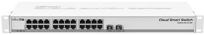 MikroTik Cloud Smart Switch, CSS326-24G-2S+RM