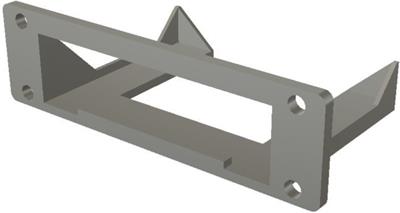 D-MT750 Rackmount holder for MikroTik devices RB750Gr3, RB750r2, RB750UPr2 and RB760iGS, gray