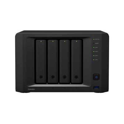 Synology intelligent NVR station, up to 32 channels, 4xSATA, 4x1Gb LAN