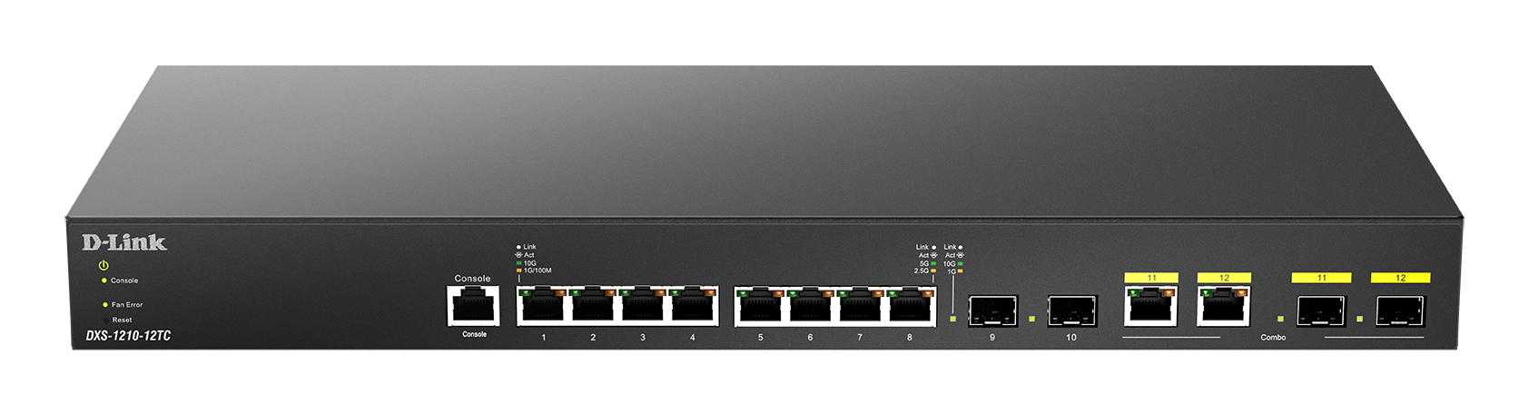 D-Link DXS-1210-12TC 12 Port switch including 8x10G ports & 4xSFP