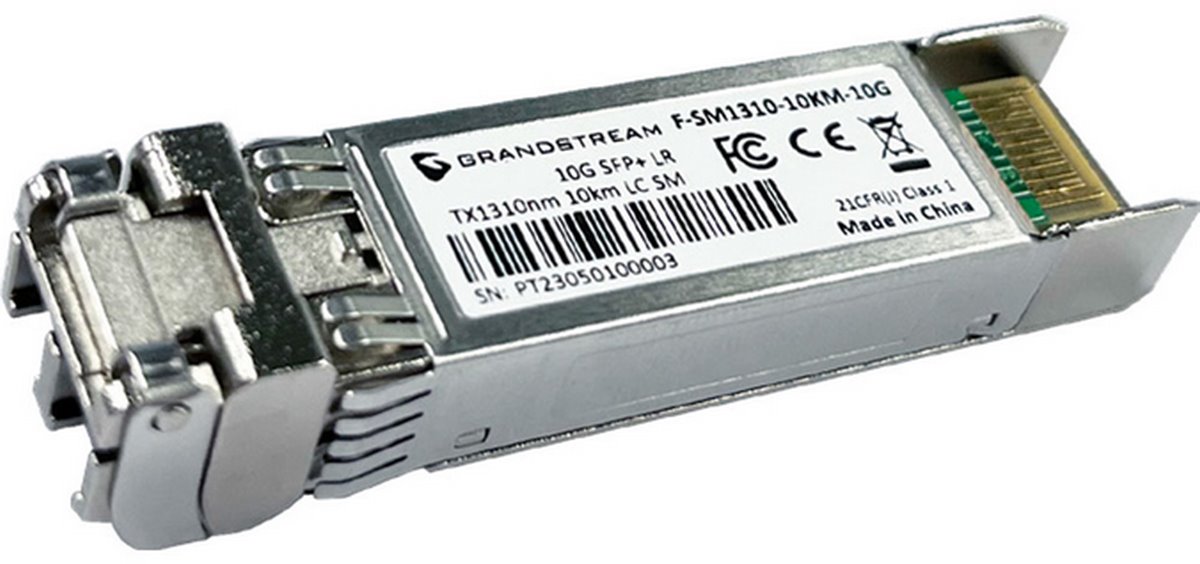 Grandstream SFP+ Fiber module, single mode, 10km, 10Gbps