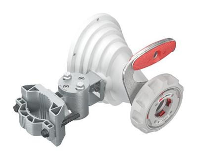 RF elements Asymmetrical Horn Antenna with TwistPort, 5GHz, 17dBi, 45°