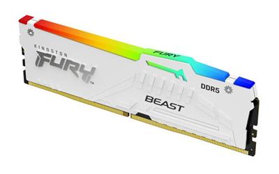 KINGSTON 32GB 5600MT/s DDR5 CL40 DIMM (Kit of 2) FURY Beast White RGB XMPP