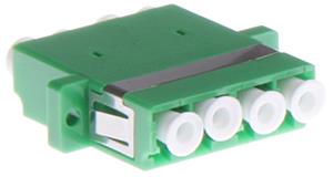 Masterlan fiber optic coupler LC-LC, APC, Singlemode, Quad