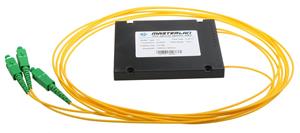 Masterlan PLC splitter - 1x2, 1260-1650nm, ABS box, SC/APC, 1,5m