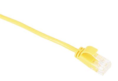 Masterlan comfort patch cable UTP, extra slim, Cat6, 0,5m, yellow