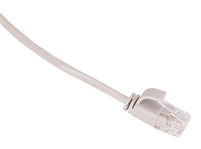 Masterlan comfort patch cable UTP, extra slim, Cat6, 1m, grey