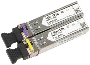 MikroTik SFP module S-45/54LC80D, SM, 80km, 1.25G (one pair)