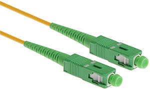 Masterlan fiber optic patch cord, SCapc-SCapc, Singlemode 9/125, simplex, 1m