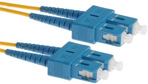 Masterlan fiber optic patch cord, SCupc-SCupc, Singlemode 9/125, duplex, 2m