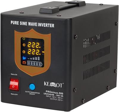 Kemot UPS 300W, 500VA, pure sine wave, 12V, black