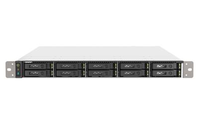 QNAP TS-h1090FU-7302P-128G (AMD EPYC, 128GB ECC RAM, 10x 2,5  U.2/SATA, 2x PCIe, 2x 2,5GbE, 2x25GbE)