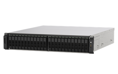 QNAP TS-h2490FU-7302P-128G (EPYC 3,3GHz, ZFS, 128GB ECC RAM, 24x 2,5  U.2, 2x 2,5GbE, 4x 25 GbE)