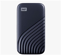 SanDisk WD My Passport SSD external 1TB, USB-C 3.2, 1050 / 1000MB / s R / W PC & Mac, Midnight Blue