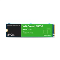 WD GREEN SSD NVMe 240GB PCIe SN350, Gen3 8GB/s, (R:2400/W:900 MB/s)