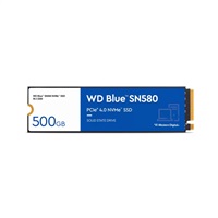 WD BLUE SSD NVMe 500GB PCIe SN580,Gen4 , (R:4000, W:3600MB/s)