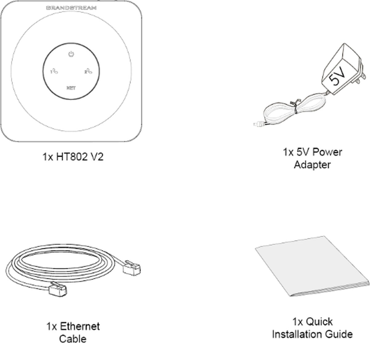 Grandstream HT802 V2