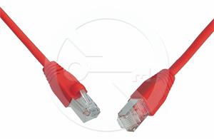 Solarix patch cable CAT5E SFTP PVC 15m red snag-proof