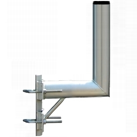 Antenna holder on mast  L , lenght 25cm, height 30cm, d=60mm + 2x U-Bolt 100mm