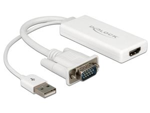 Delock Adapter VGA to HDMI with audio