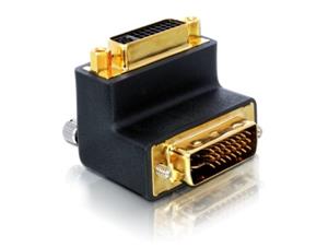 Delock adapter DVI 24 + 5 female - DVI 24 + 5 male, rectangular