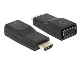 Delock Adapter HDMI male> VGA female black