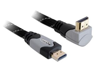 Delock High Speed HDMI Cable with Ethernet - HDMI A male> HDMI A male rectangular 3 m