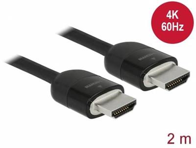 Delock Premium HDMI Cable 4K 60 Hz 2 m