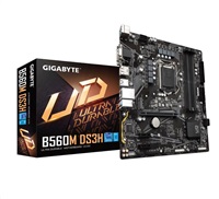 GIGABYTE MB Sc LGA1200 B560M DS3H, Intel B560, 4xDDR4, 1xDP, 1xHDMI, 1xDVI, VGA, mATX