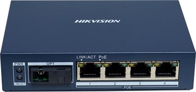 Hikvision DS-3D504TP-A Gbit Media Converter and PoE Switch