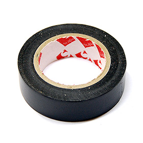 PVC insulating tape 15 mm / 10m black