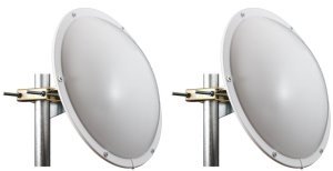 Jirous JRC-24 MIMO Dish antenna dual polarization 24dBi (2pack) SMA