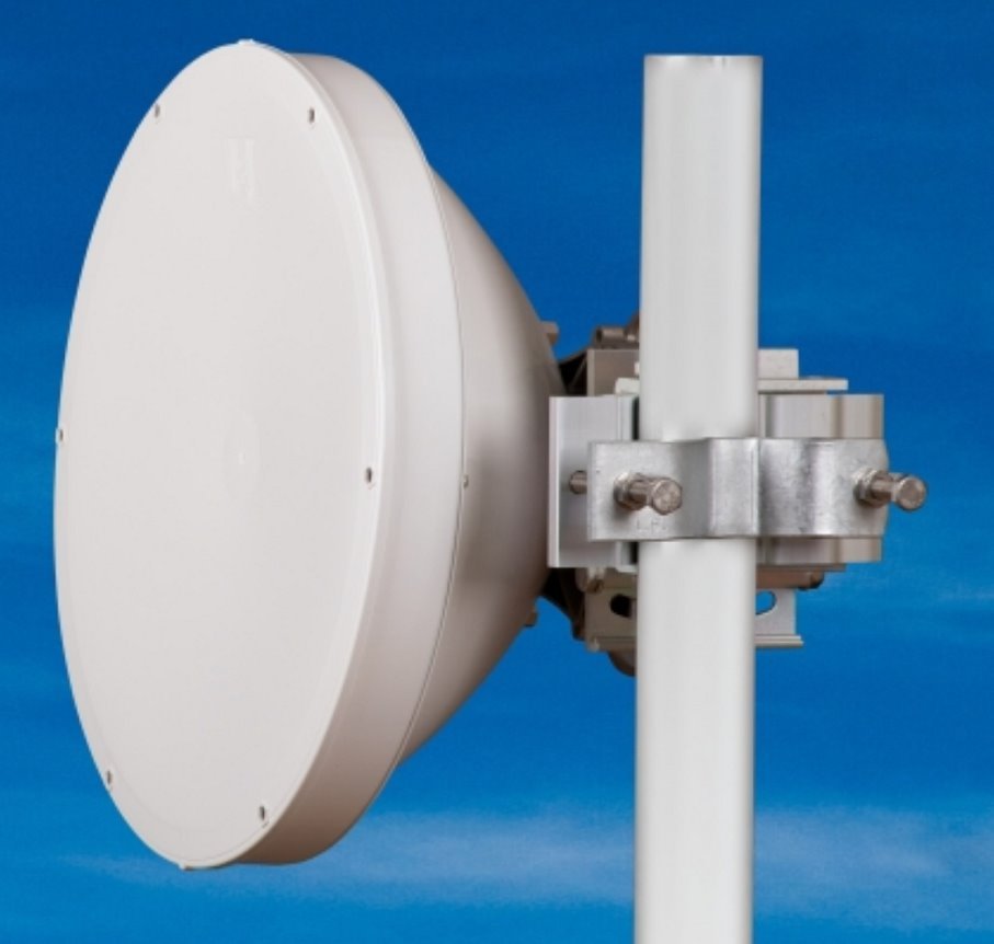 JIROUS JRME-400-80 Si parabolic antenna with precision mount for Siklu radio units