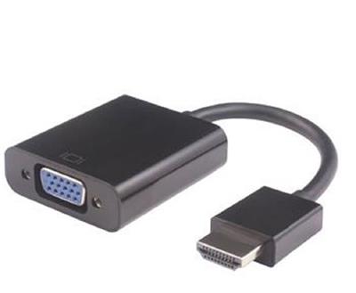 PremiumCord HDMI to VGA converter with sound 3.5mm stereo jack - black