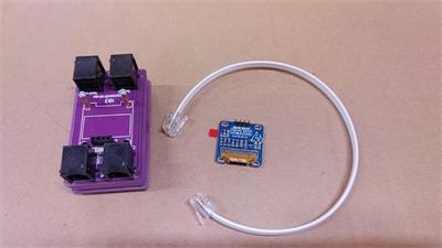 Tinycontrol OLED RTC i2c Expansion modul for Lan Controller v3