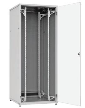 Solarix cabinet LC-50 33U, 600x600 RAL 7035, glass door