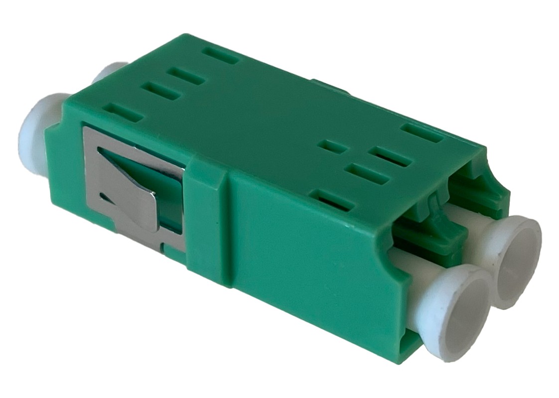 Masterlan fiber optic coupler LC-LC, APC, Singlemode, Duplex, without flange