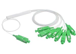 Masterlan PLC splitter - 1x8 1260-1650nm, SC/APC, 1,5m