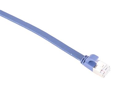 Masterlan comfort patch cable U/FTP, flat, Cat6A, 5m, blue, LSZH