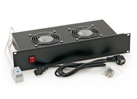 TRITON 19  fan, 2 fans - 220V / 30W, thermostat, black